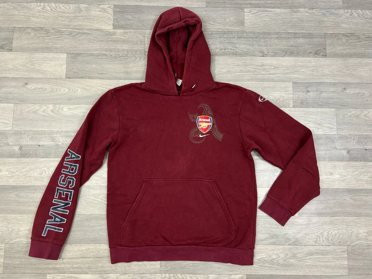 Vintage 00s Nike Arsenal London Hoodie Mens Medium - Image 1