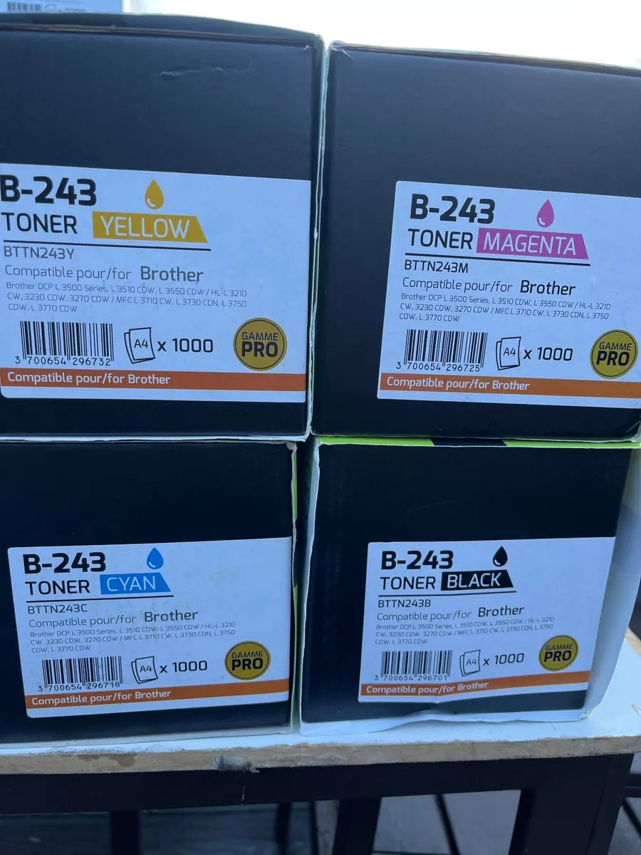 Set of compatible Brother Tn-243 Colours Toners - Image 2