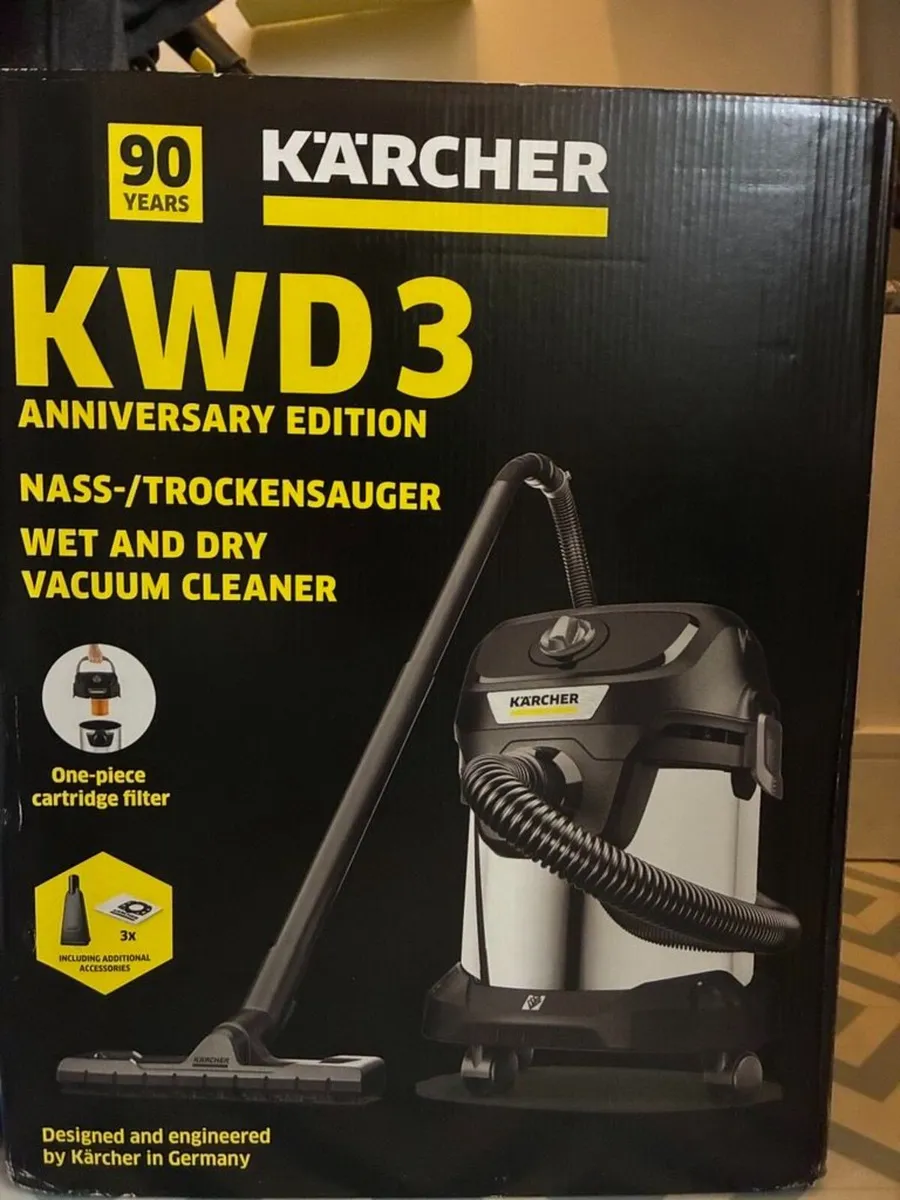 Karcher KWD3 Wet & Dry Vacuum Cleaner - Image 1