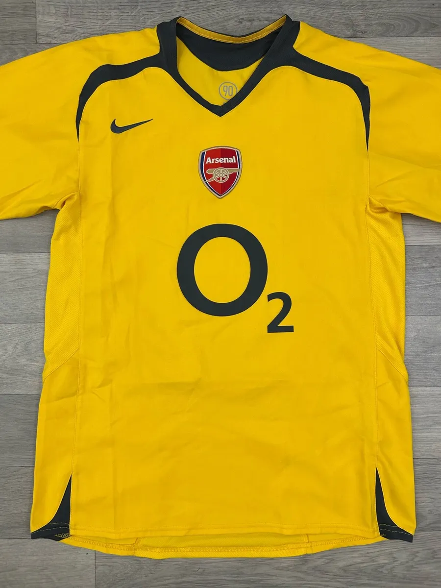 Vintage 2005 Arsenal London Away Jersey Shirt M - Image 2