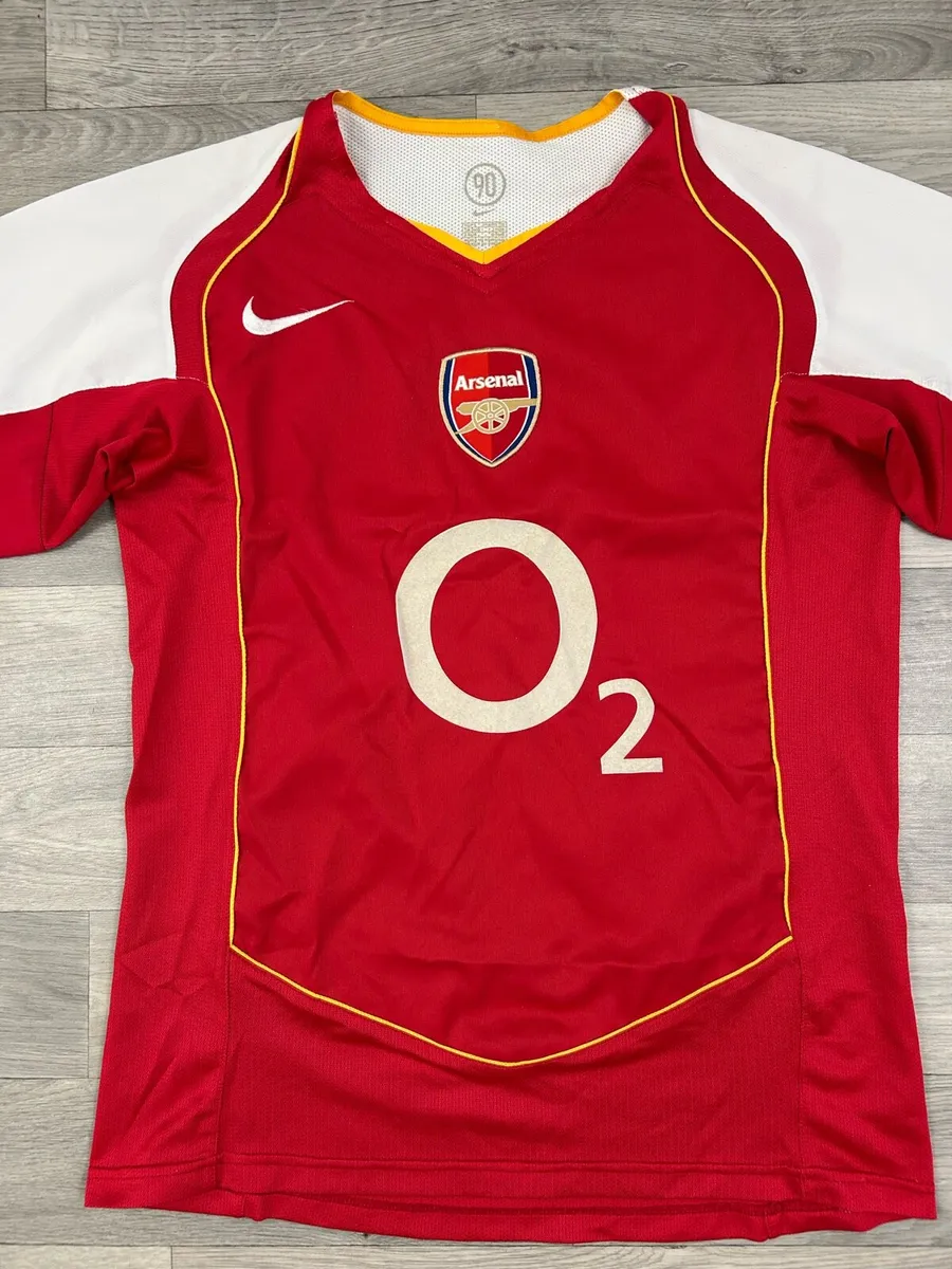 Vintage 2004 Nike Arsenal London Home Jersey Small - Image 2