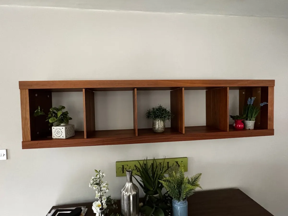 Substantial Mirror and Wall Unit set. - Image 2