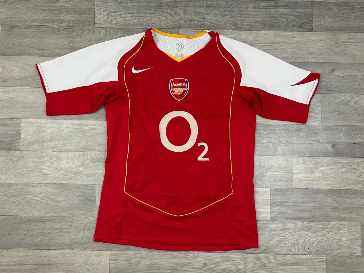 Vintage 2004 Nike Arsenal London Home Jersey Small - Image 1