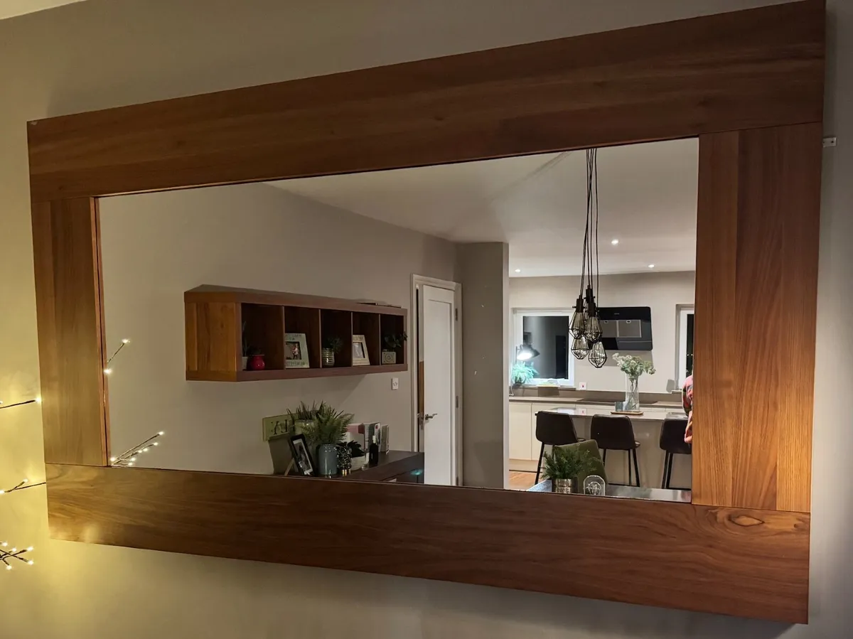 Substantial Mirror and Wall Unit set. - Image 1