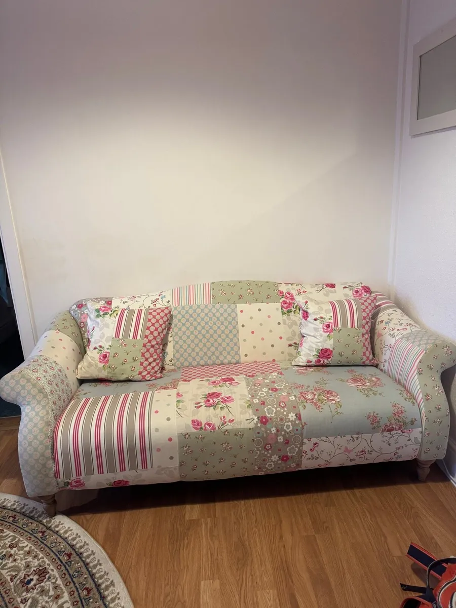 2 Seater Patchwork Sofa €80 - Image 1