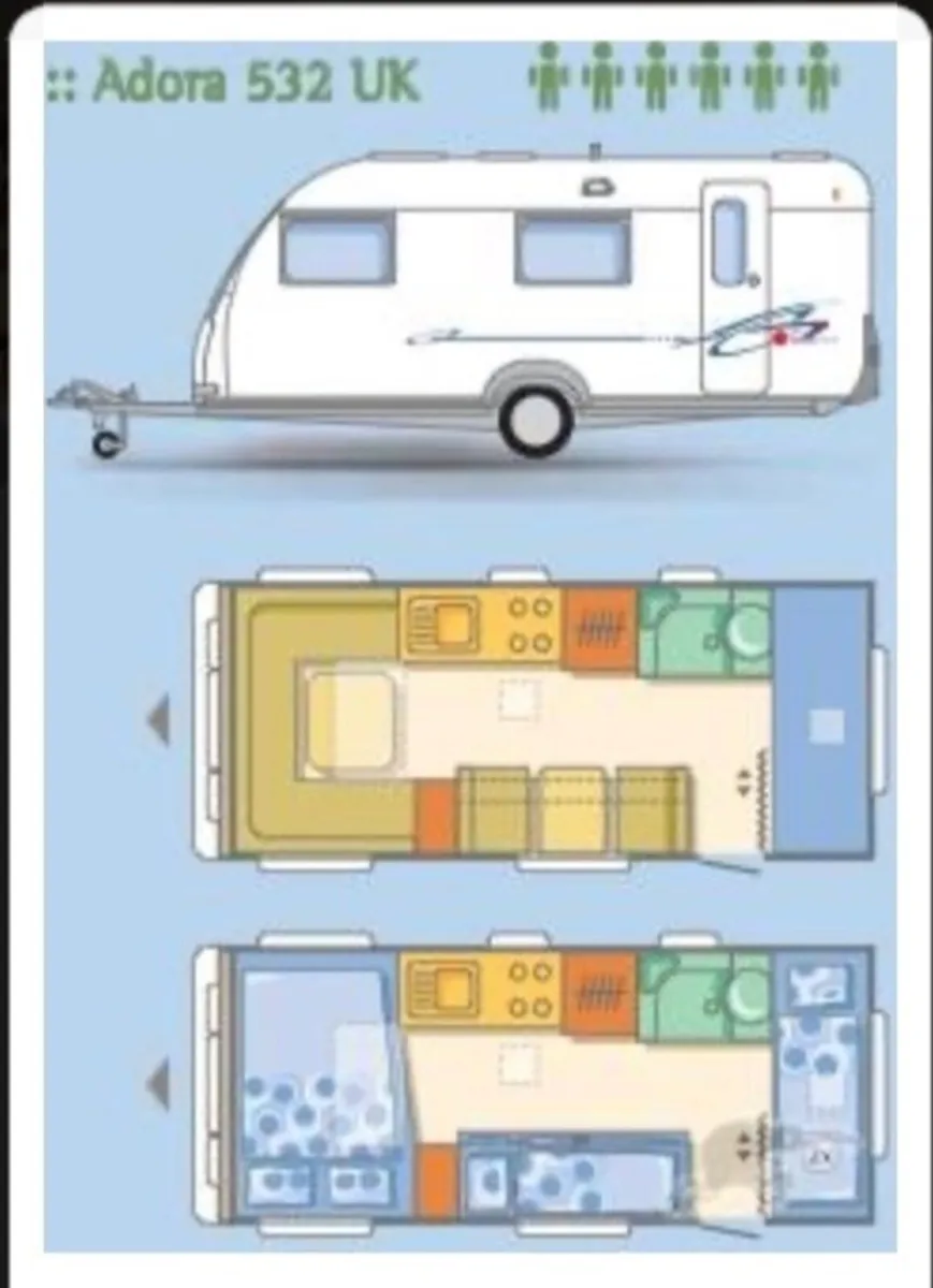 Excellent condition Adria Adora caravan - Image 1