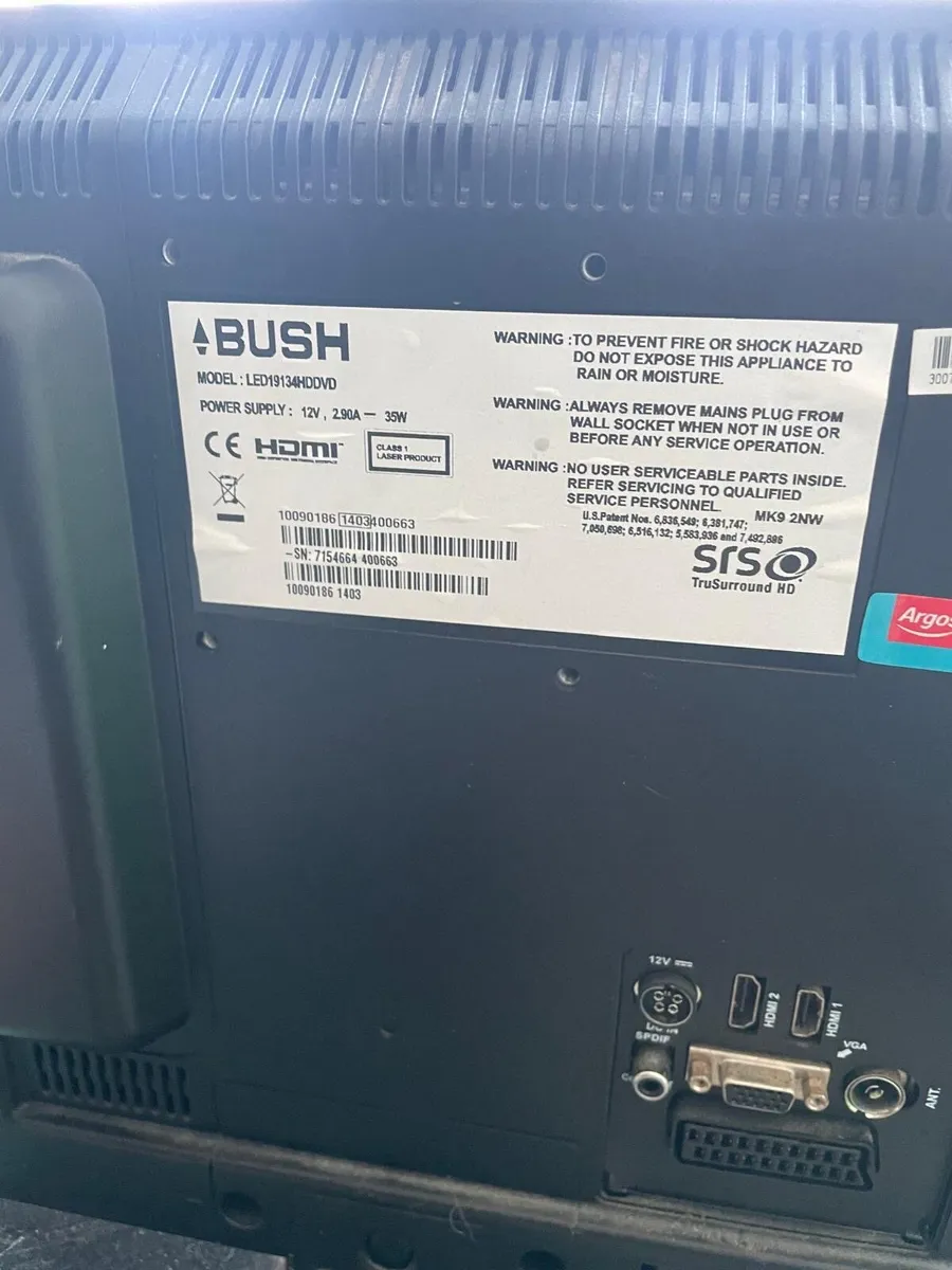 Bush 19” TV Monitor - Image 4