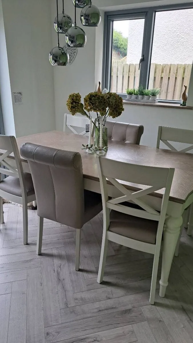 EZ LIVING Montreux Large Dining Table + 6 Chairs - Image 2