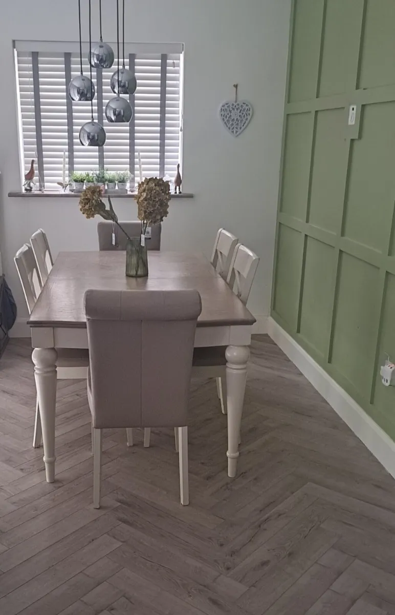 EZ LIVING Montreux Large Dining Table + 6 Chairs - Image 1
