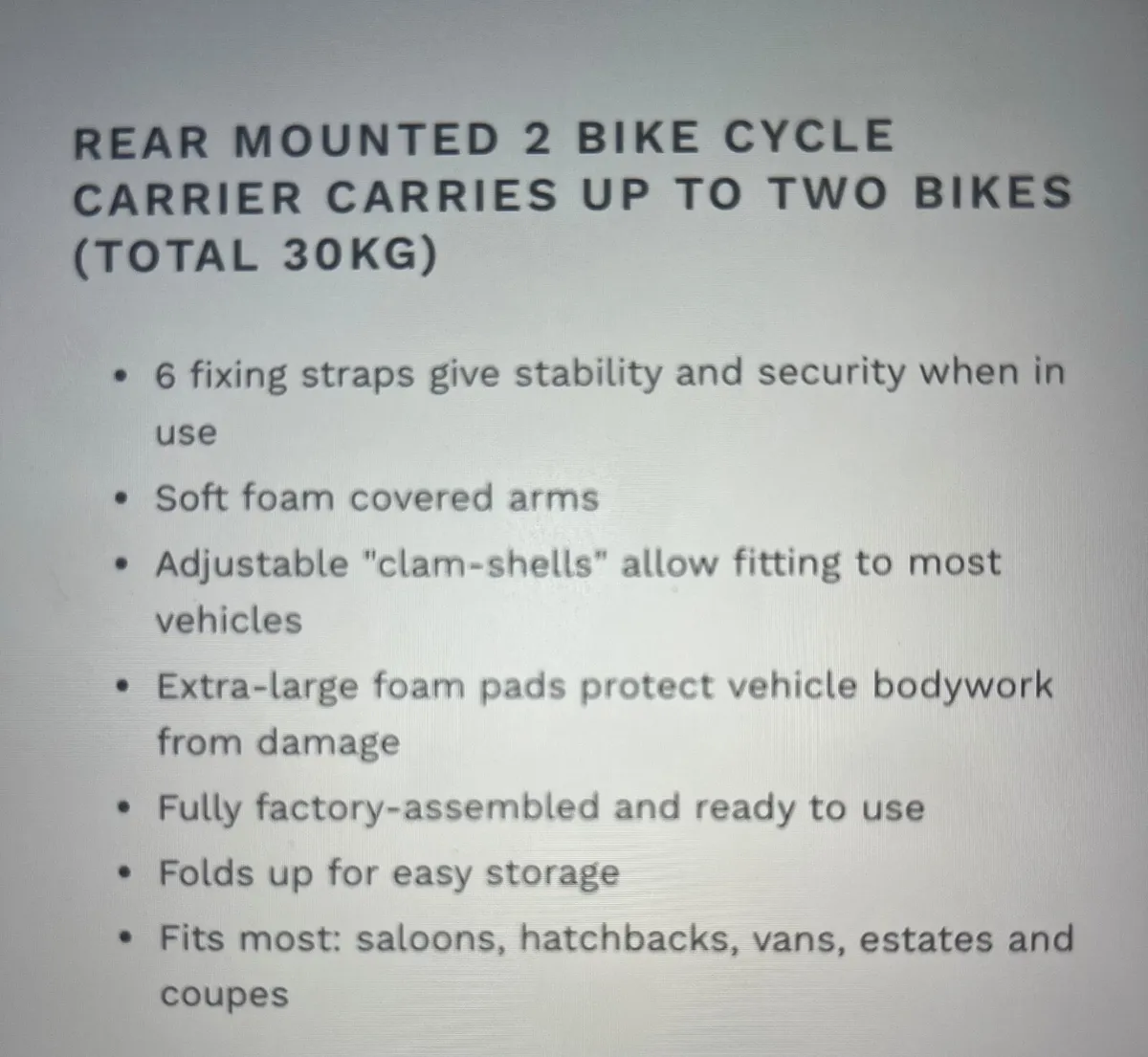 2 cycle carrier - Image 2