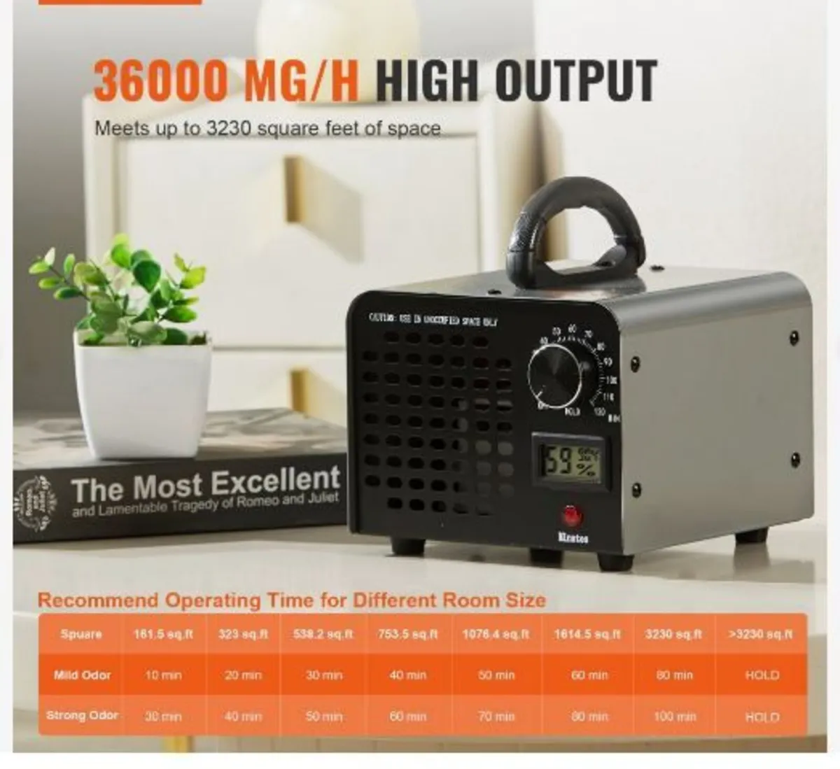 Ozone Generator 36000mg/h Ozone Machine - Image 2