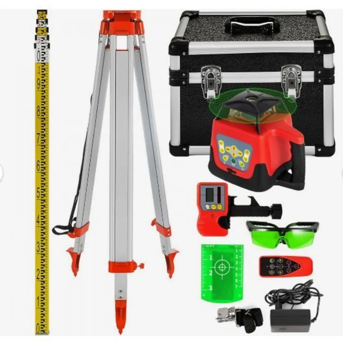 Green Rotary Laser Level Kit - Image 1