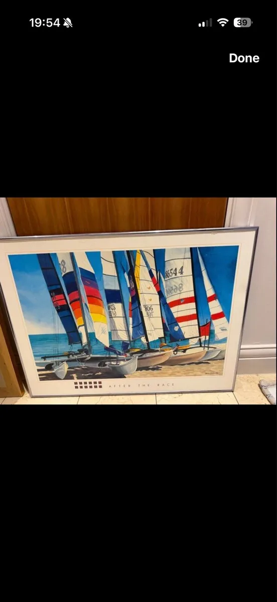 After the race print by Artist Steven Jordan - Image 1