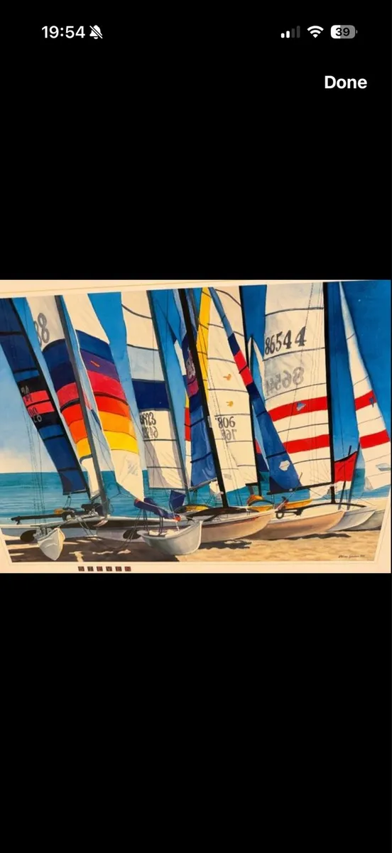 After the race print by Artist Steven Jordan - Image 2