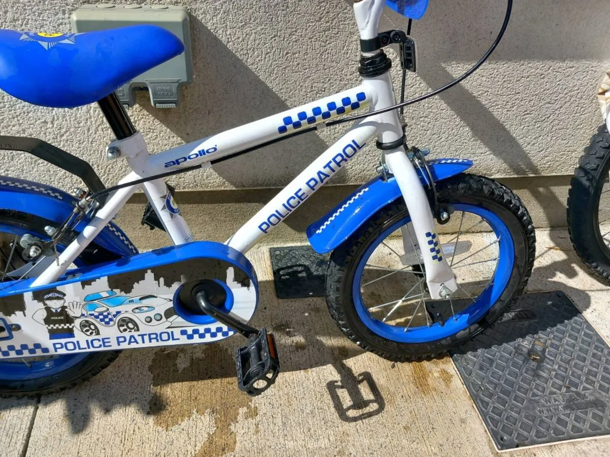 Kids police patrol bike size 14 inch wheels - Image 4