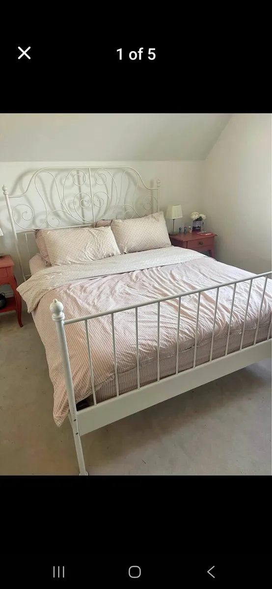5 foot metal bed frame
