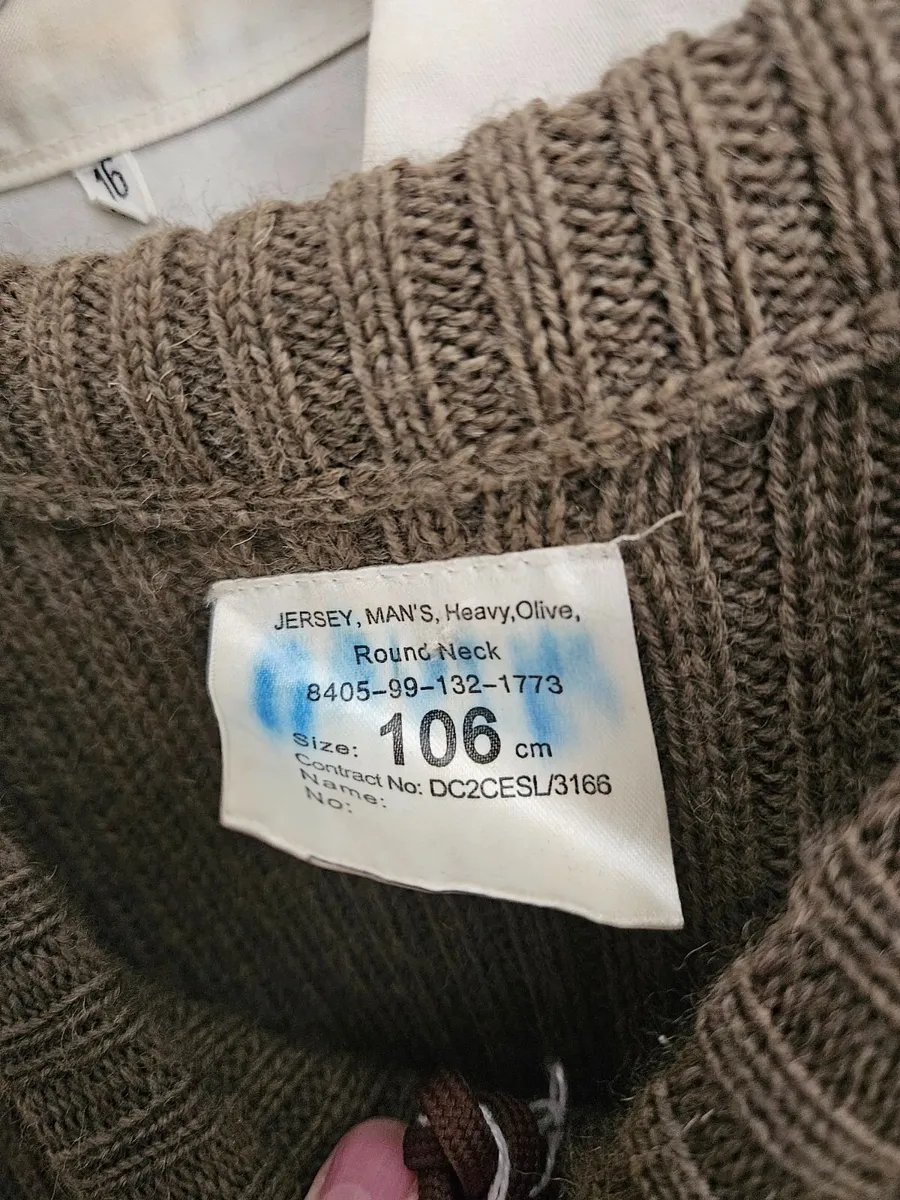 Irish Army Defence Forces Jumper - Image 1