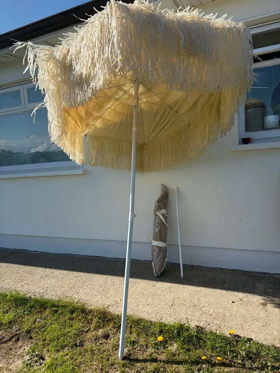 2 parasols summer decorated - Image 1