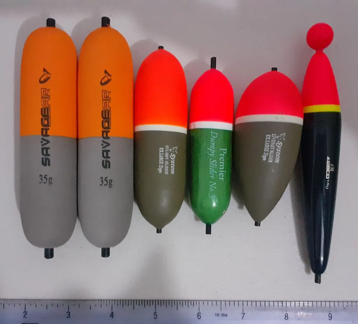 Pike floats 6 number