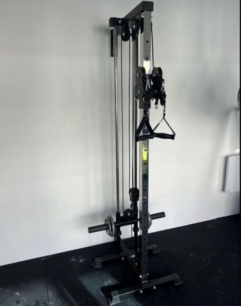 Wall mounted dual cable pulley machine (new) - Image 1