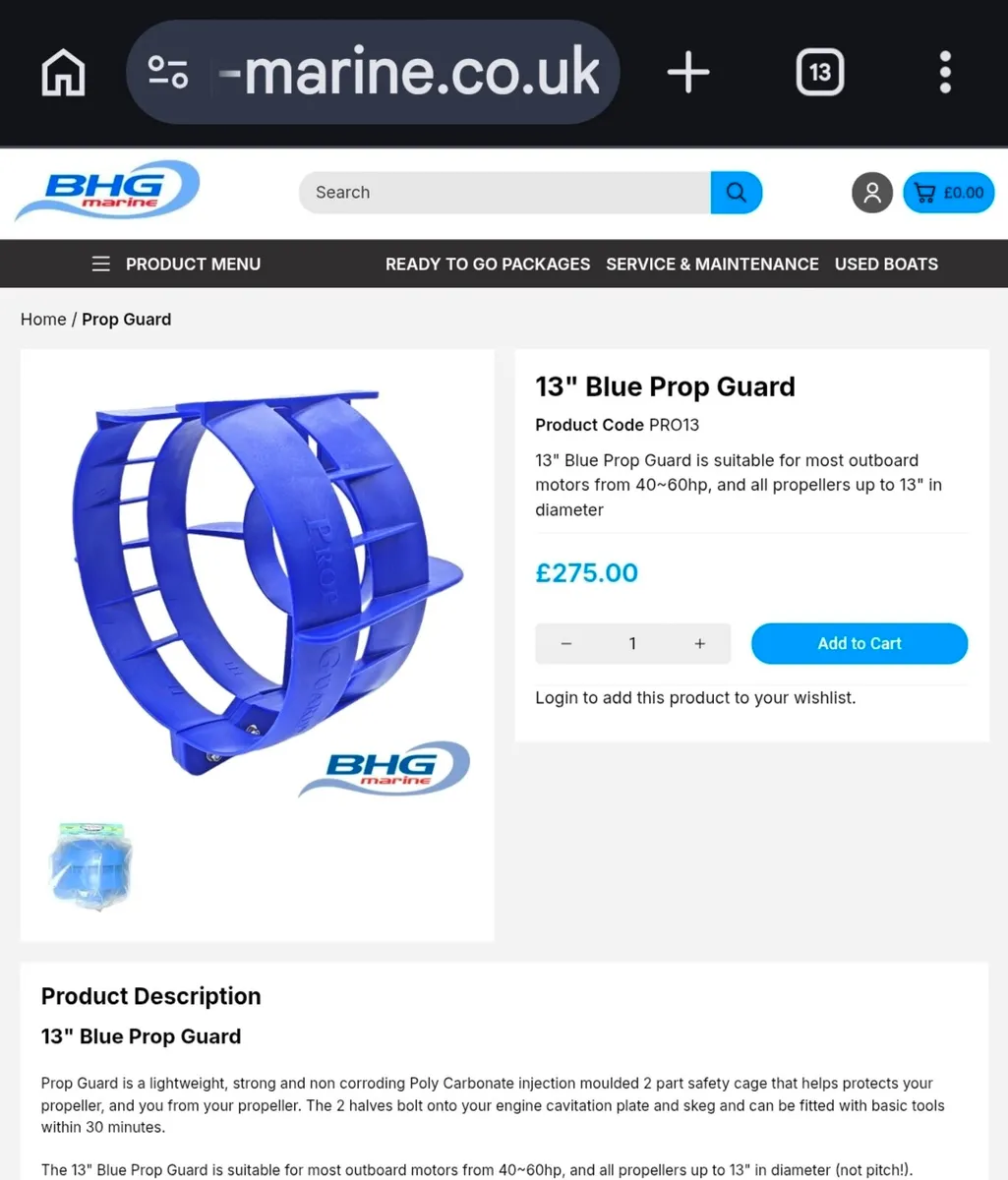 Outboard propeller guard - Image 2