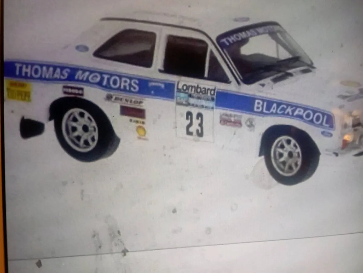 FORD ESCORT MK I #23 BILLY COLEMAN RALLY  CAR. - Image 3