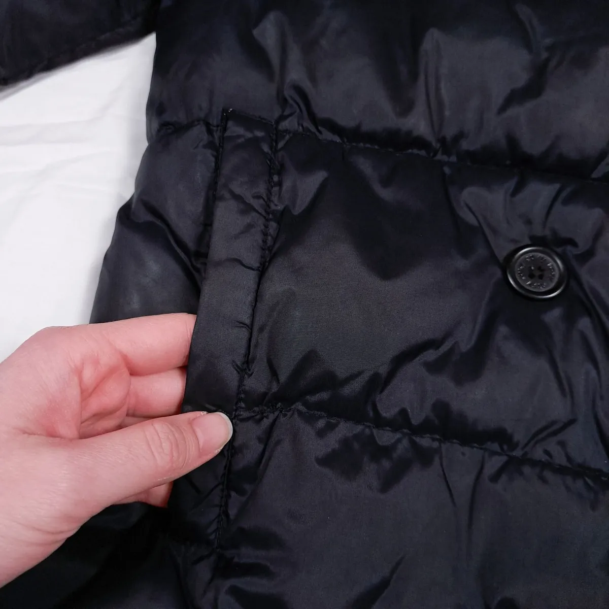 Roxy Girl Black Puffer Jacket 8UK/36EU - Image 2