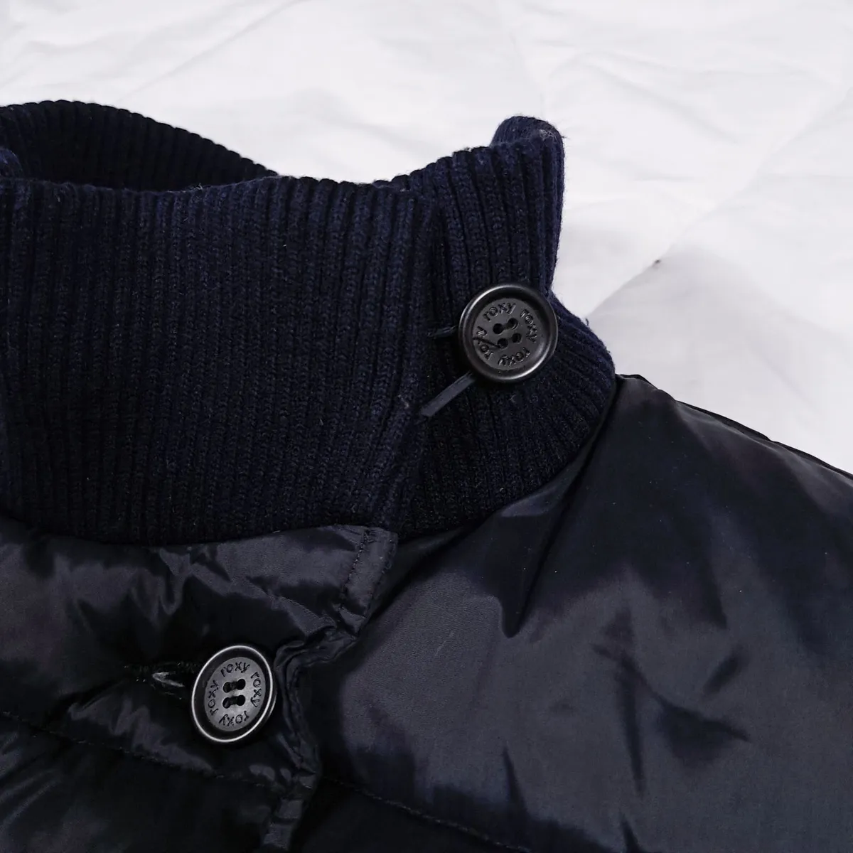 Roxy Girl Black Puffer Jacket 8UK/36EU - Image 3