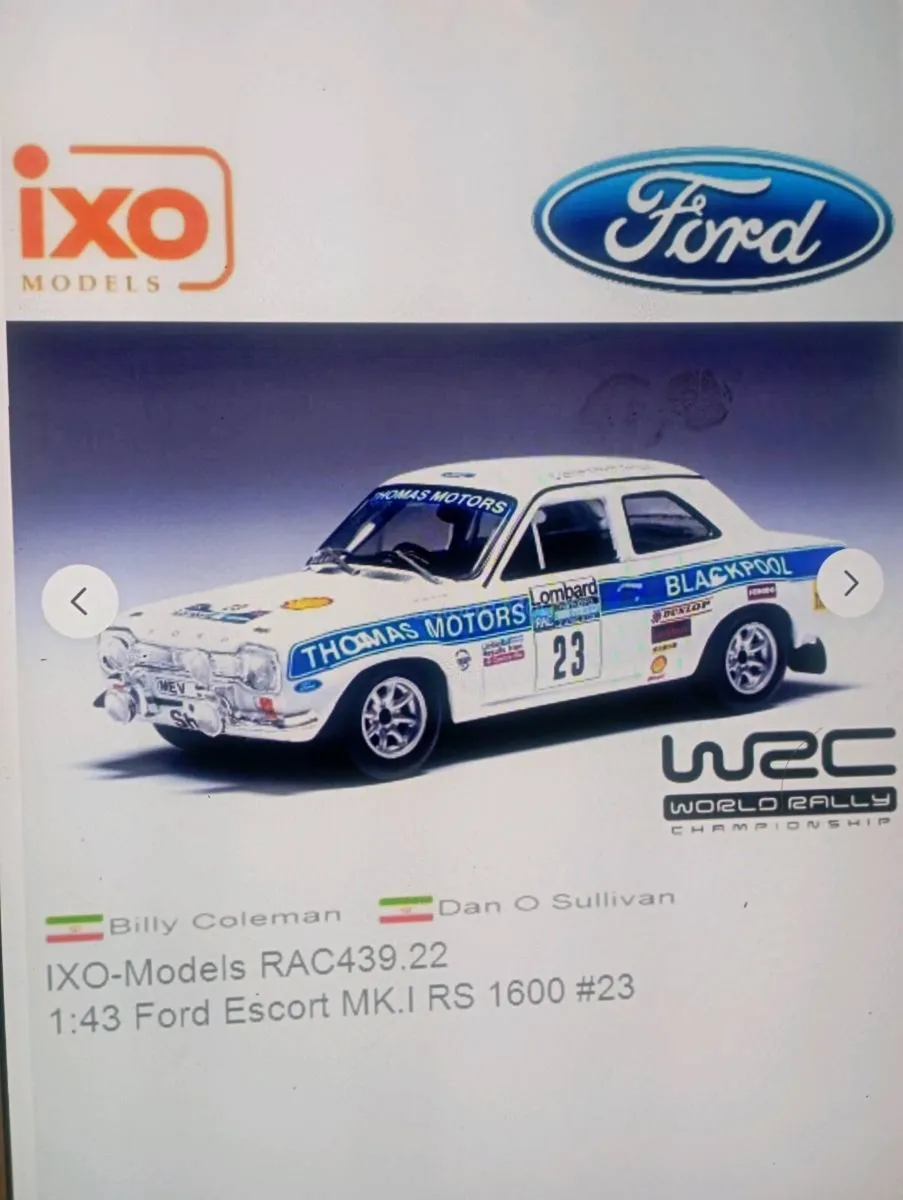FORD ESCORT MK I #23 BILLY COLEMAN RALLY  CAR. - Image 2