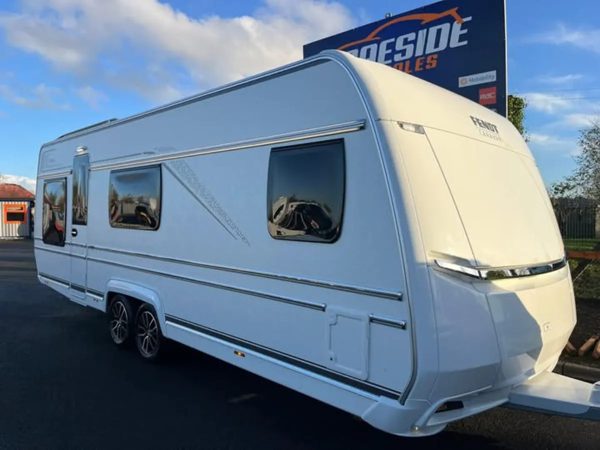 2024 FENDT 650 VIENNA 5/6 BERTH MINT LUX CARAVAN - Image 1