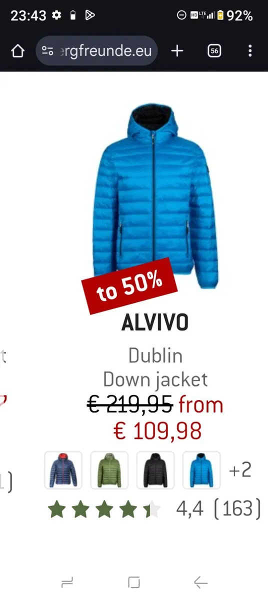 Brand new down jacket+FREE HEADLIGHT - Image 3