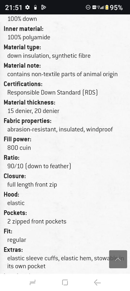 Brand new down jacket - Image 4