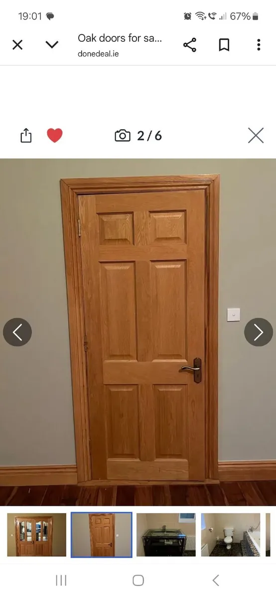 Oak doors - Image 1