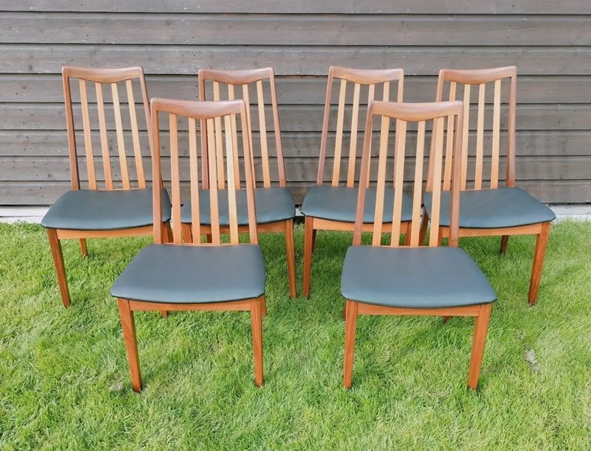 Mid Century Vintage G Plan Dining Chairs - Image 3