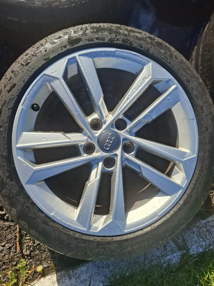 17" Audi,  Vw, Seat,  Skoda Alloys with tyres - Image 1