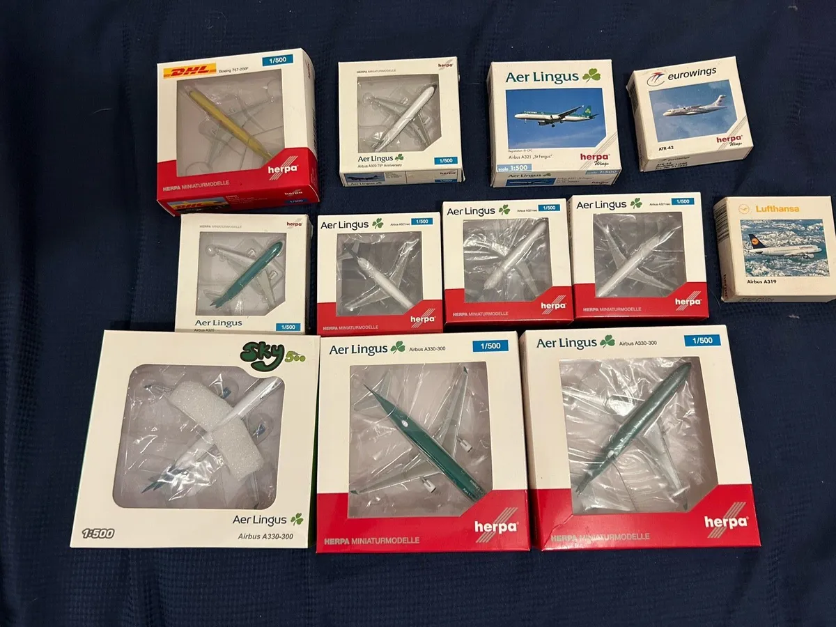 1/500 Herpa Model Aircraft Collection