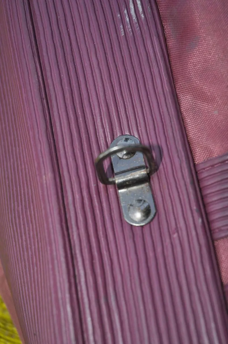Garment Bag, Brand name VERDI, Maroon Canvas - Image 2