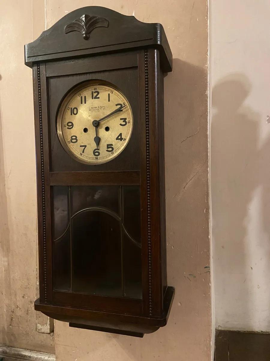 Victorian Cork long case wall clock - Image 1