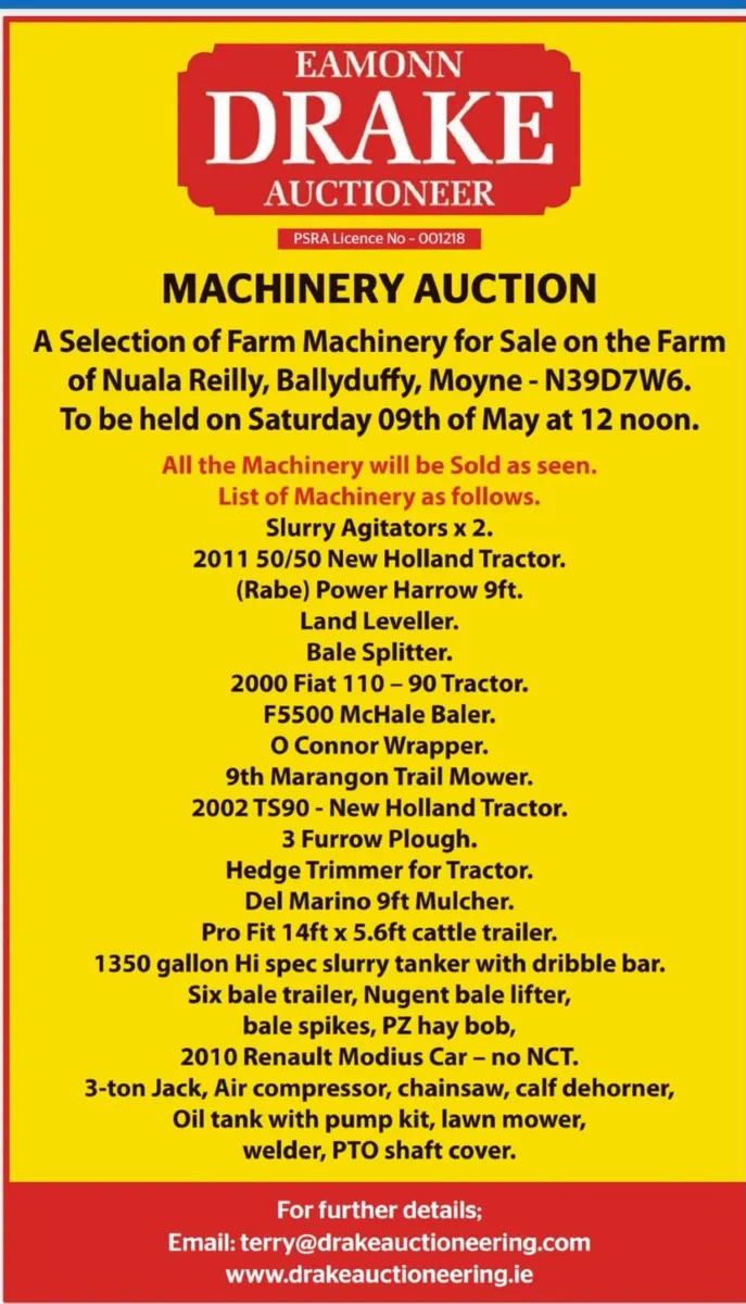 Machinery Auction - Image 1