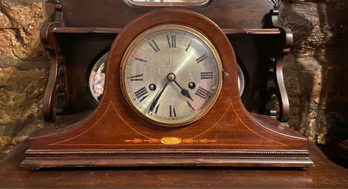Edwardian mantle clock - Image 1