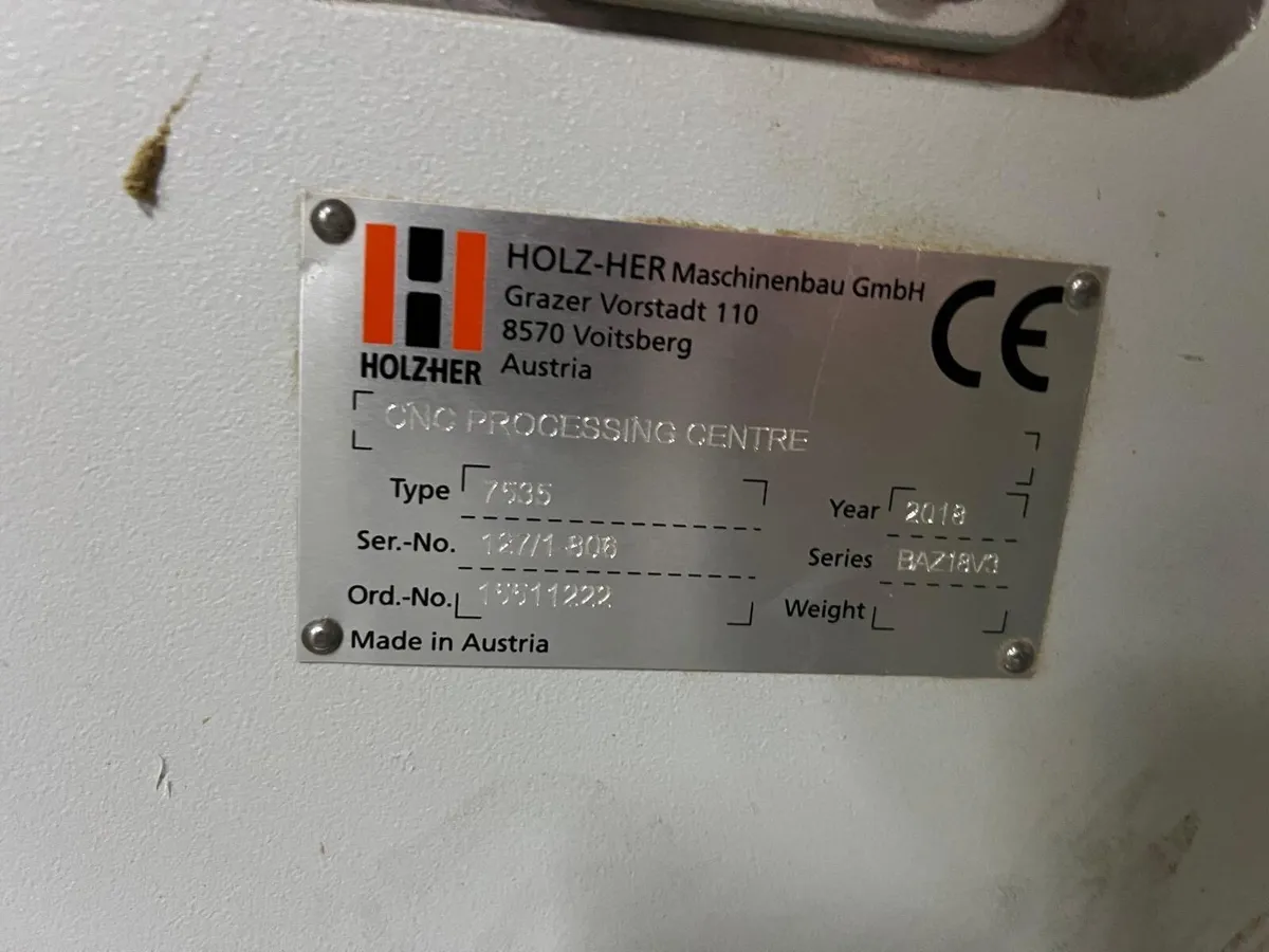 Cnc router  Holzher 7535 cnc - Image 2