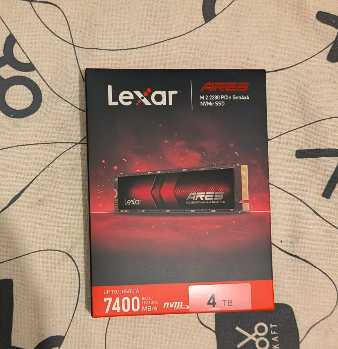 Lexar Ares 4TB SSD - Price Firm - Brand new
