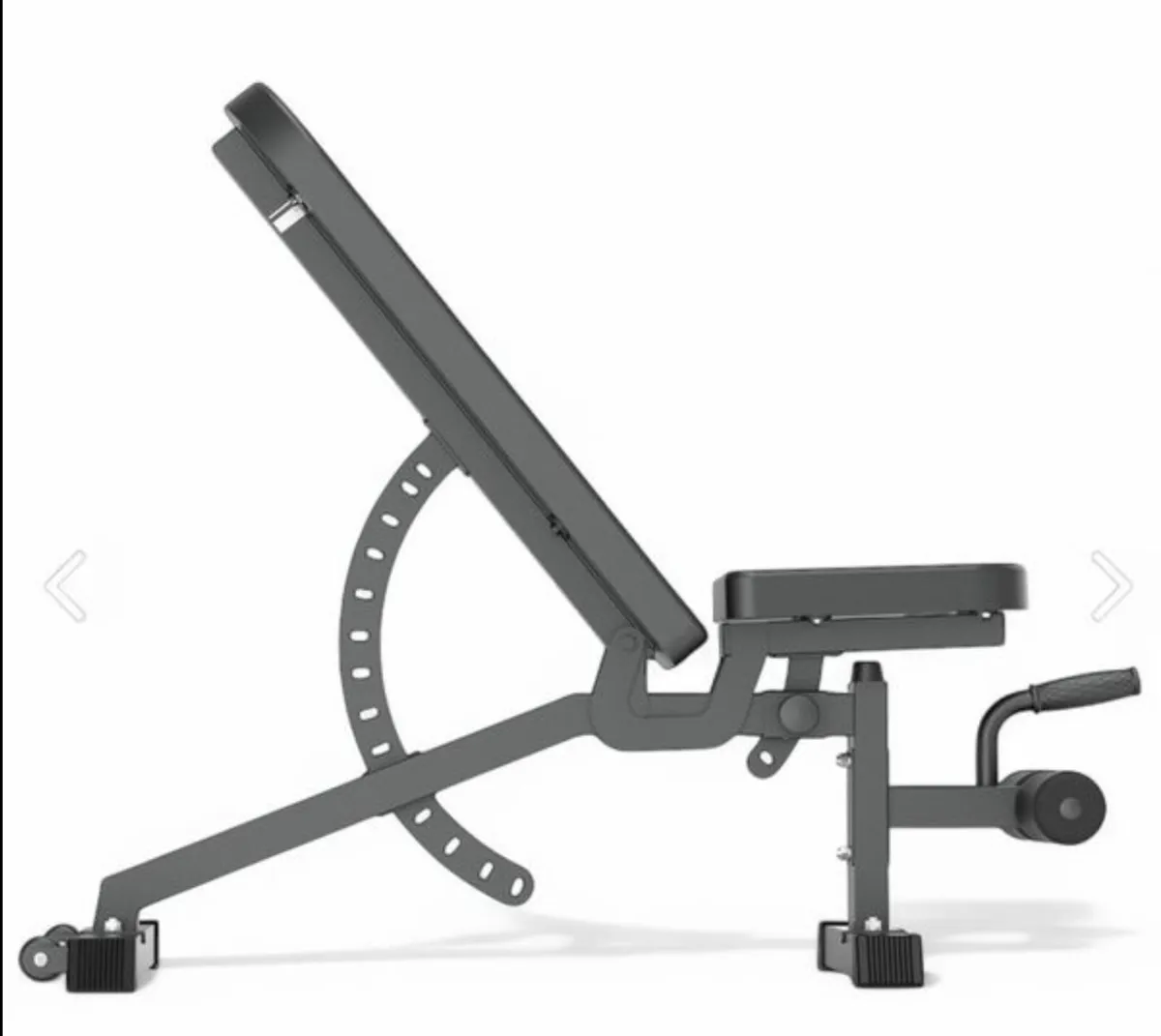 Squat rack, barbell, weights and bench (new) - Image 4
