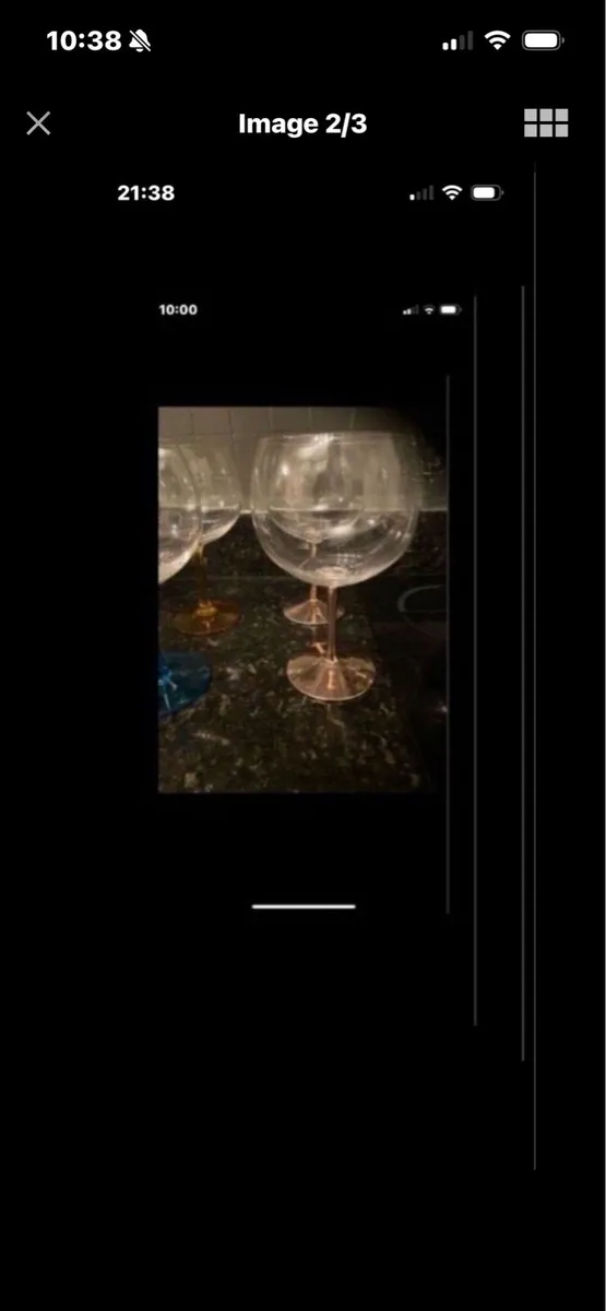 Large Gin Glasses (4) - Image 2