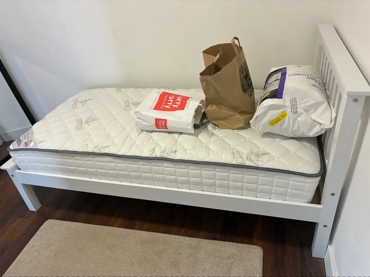 Brand new Single bed & mattress (never used) - Image 1