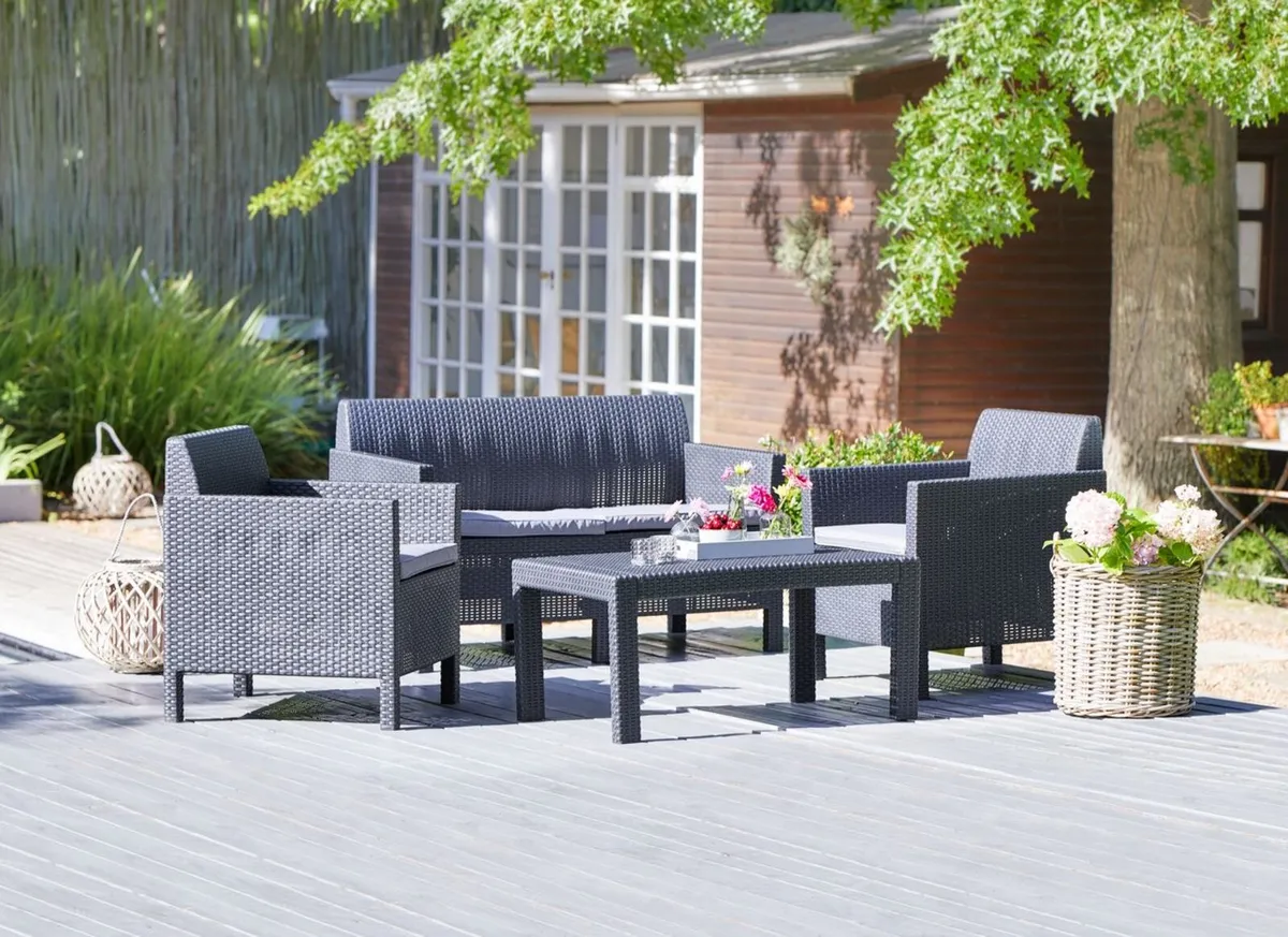 Garden furniture set 5 seats - Image 2
