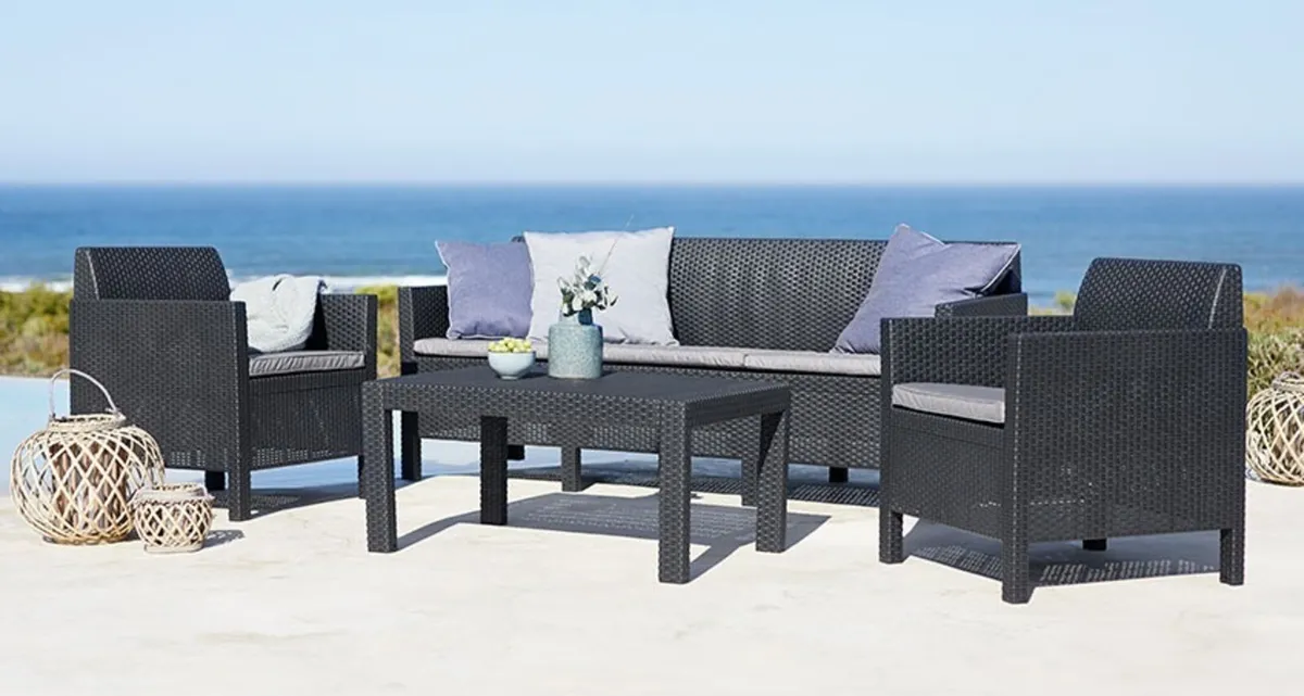 Garden furniture set 5 seats - Image 3