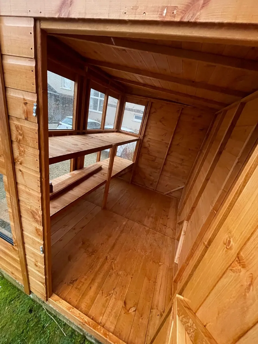 Spacious 12×6 Deluxe Timber Pent Potting Sheds - Image 2