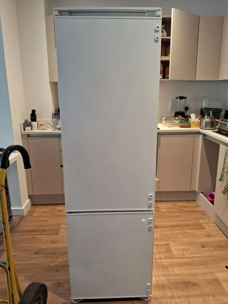 YEAR OLD INTEGRETED FRIDGE AND FREEZER - Image 1
