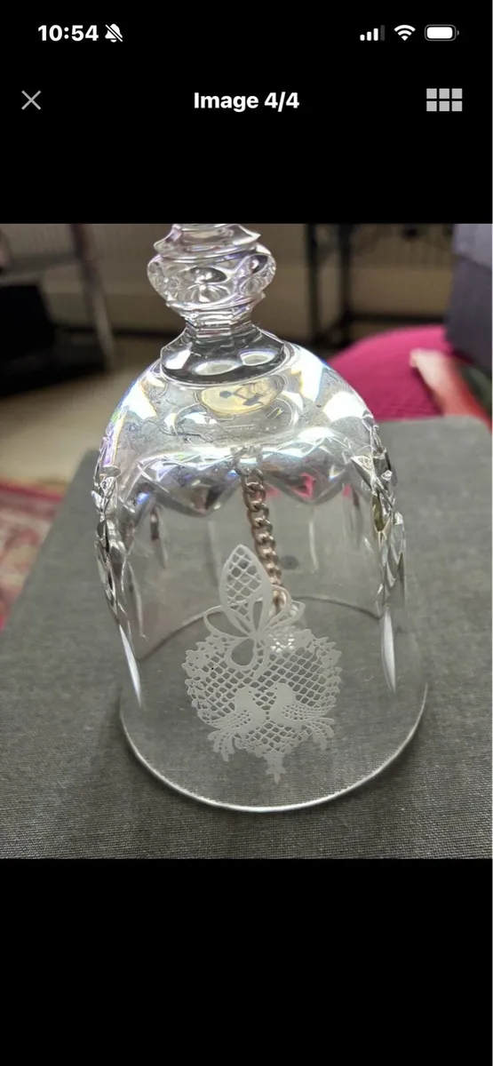 Galway Crystal Bell - Image 4